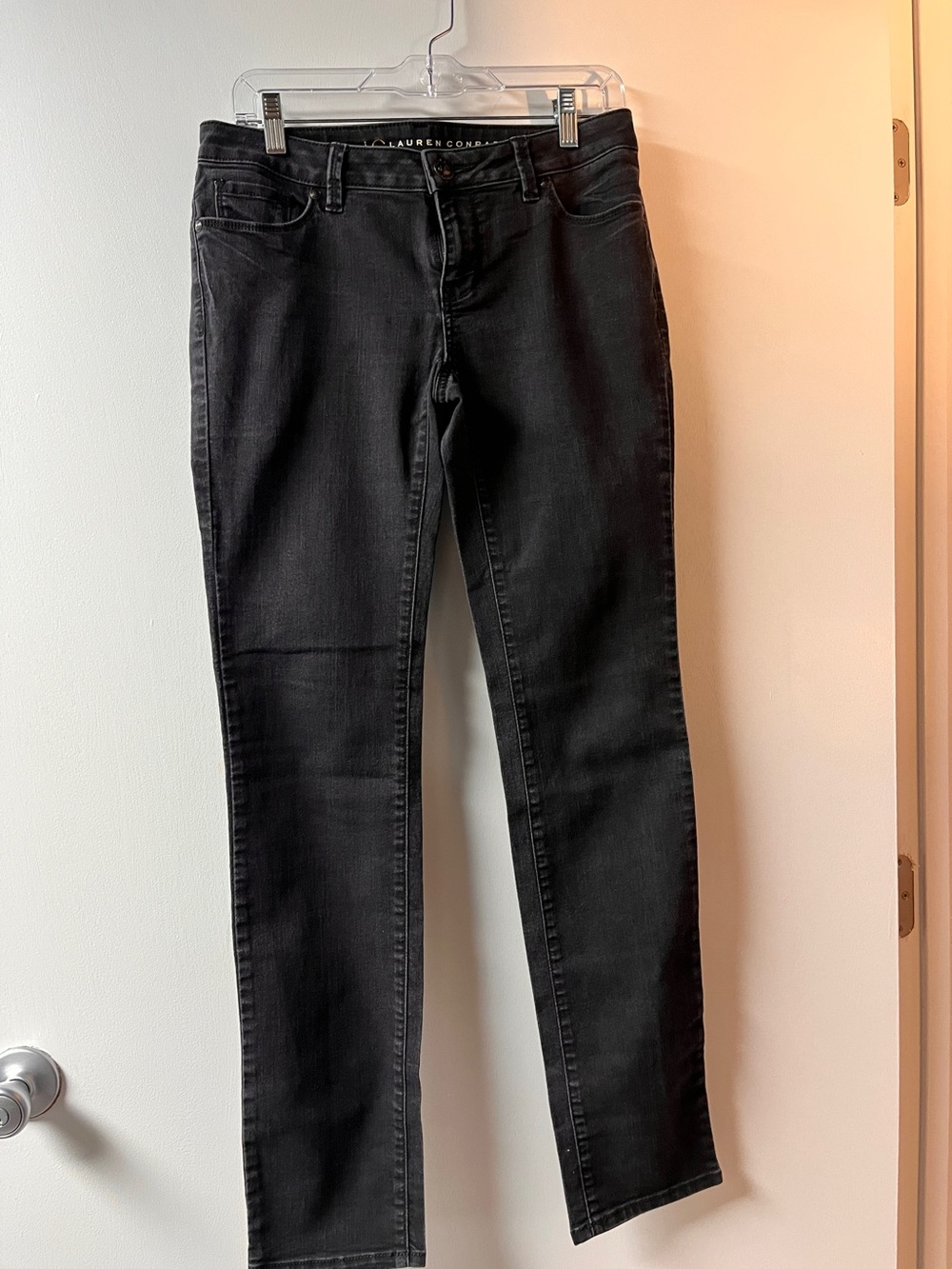 LC Lauren Conrad Black Stretch Jeggings - Sleek Skinny Fit